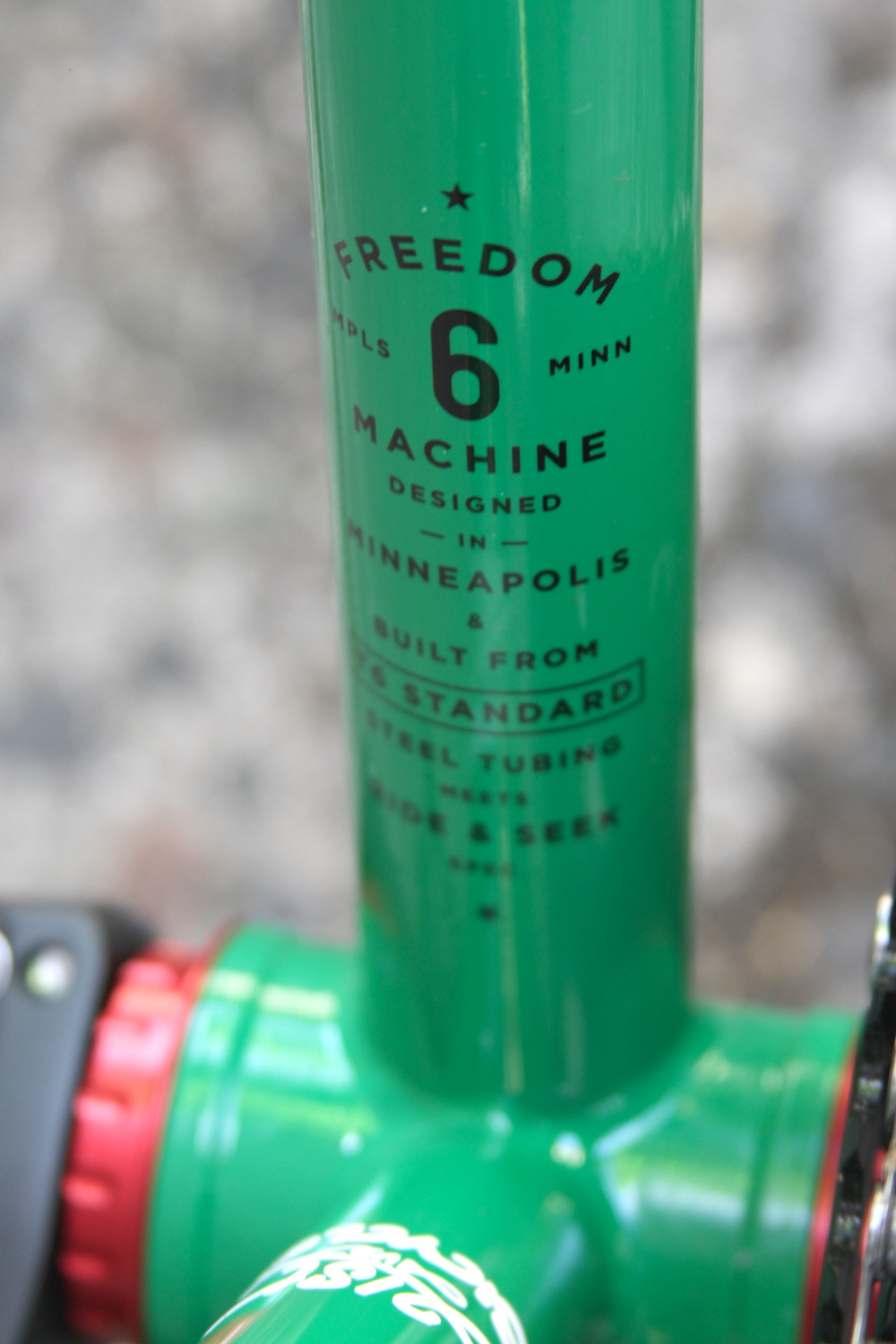  Wheel MFG PF30-Shimano adapter bottom bracket. Threads together to solidify a generally weak BB interface. Also, Enduro sealed angular contact bearings. Portland winters, meet your match. 