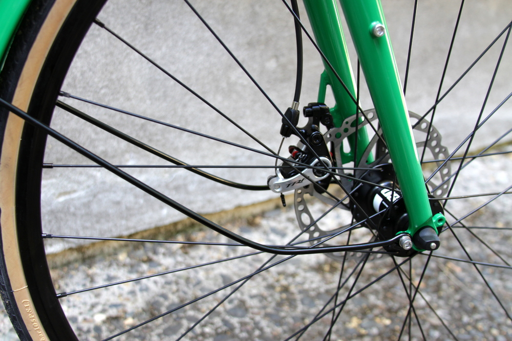  TRP Spyre brakes are awesome and quiet. Enough said. 